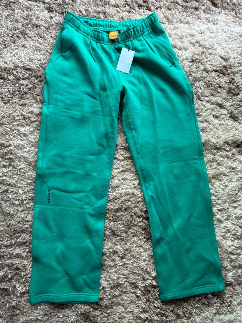 Nike Nocta Pant Fleece Neptune Green/Black NEW WITH TAGS - Picture 7 of 10